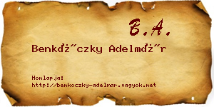 Benkóczky Adelmár névjegykártya